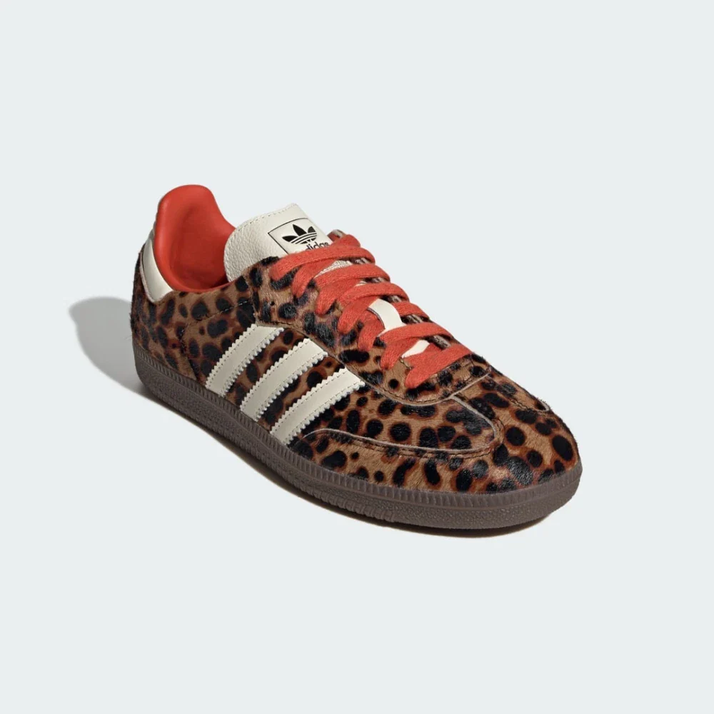 Adidas Samba OG Preloved Red Leopard (Women's) - Image 3